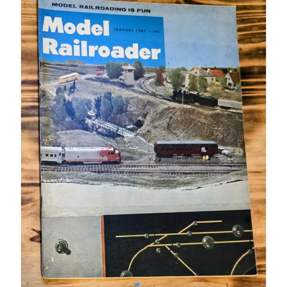 Vintage Train Journal Magazines Lot of 18 1966 1967 1968 1969 Model Railroader - Picture 16 of 16